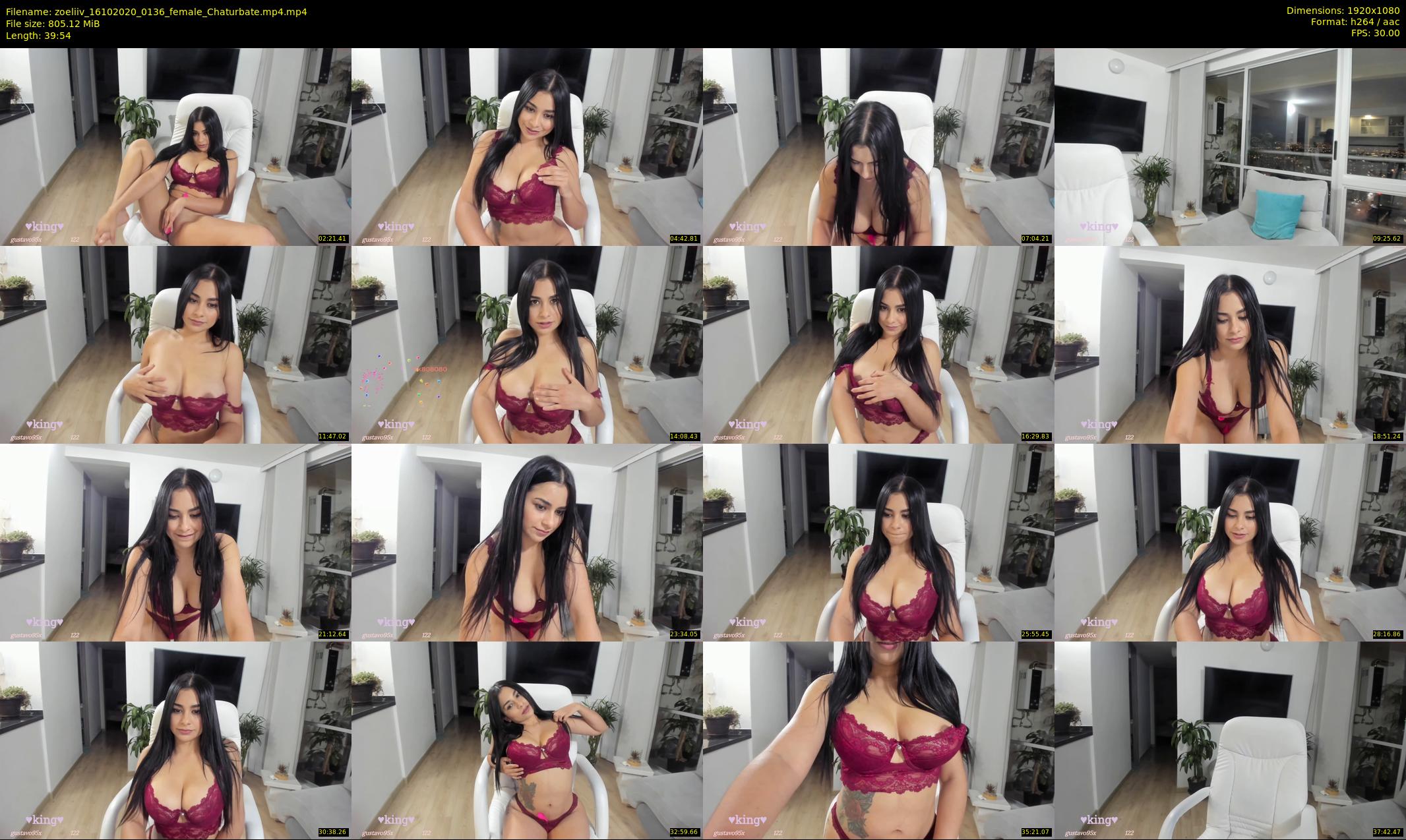zoeliiv — 40 minute Chaturbate female cam show recording, 1080p, Oct 16, 2020