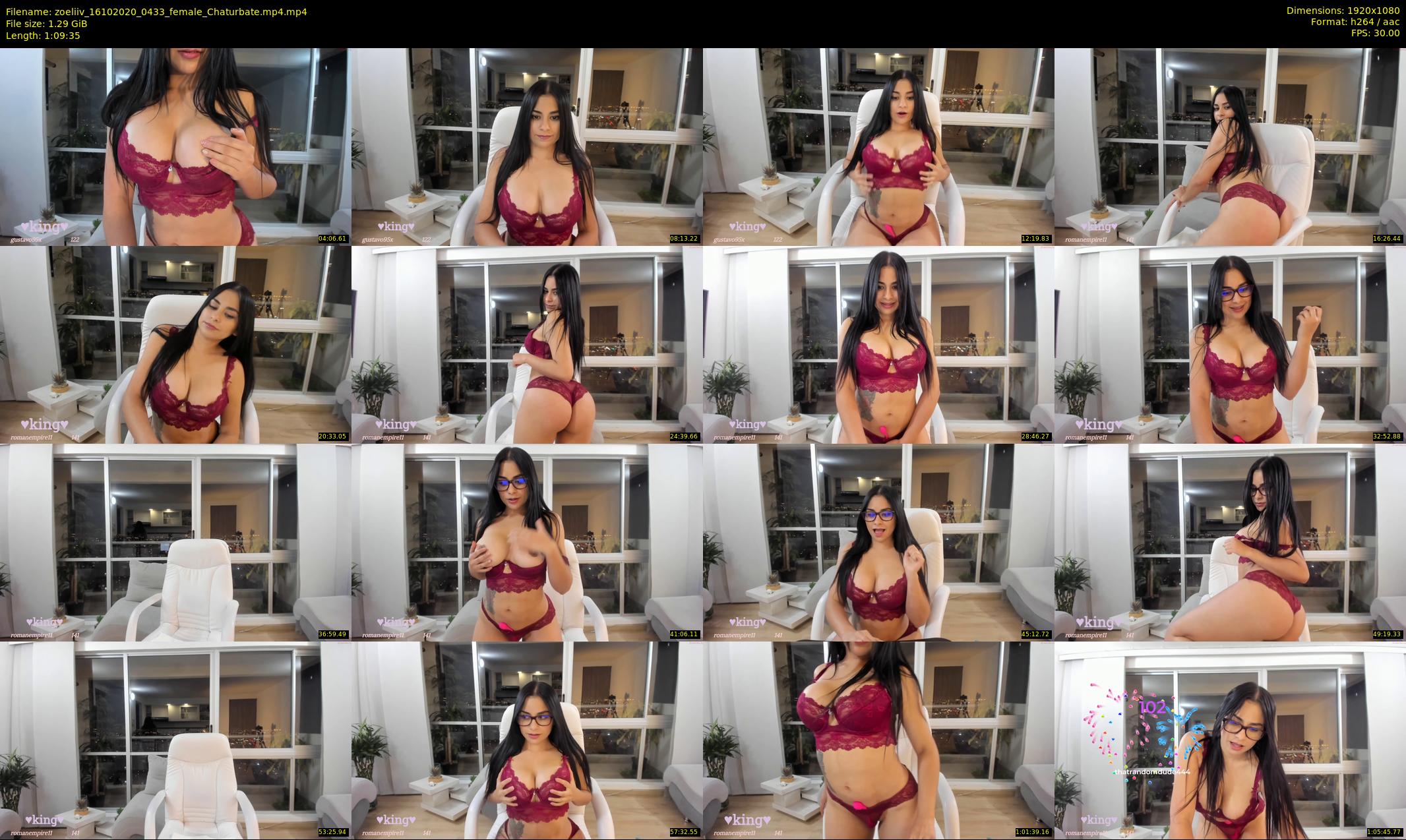 zoeliiv — 70 minute Chaturbate female cam show recording, 1080p, Oct 16, 2020