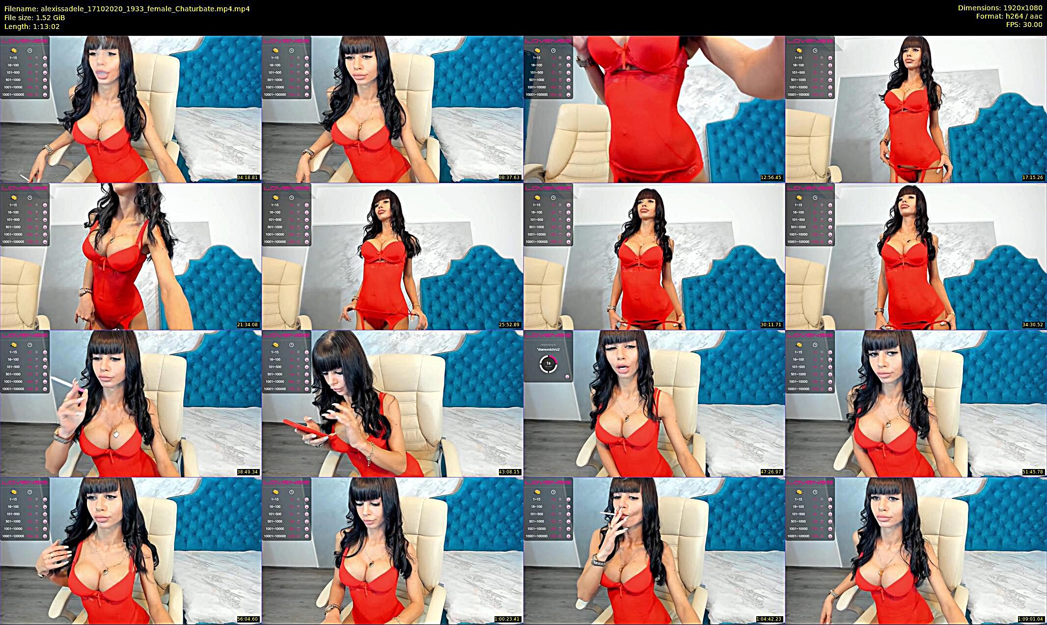 alexissadele — 41 minute Chaturbate female cam show recording, 1080p, Oct 17, 2020