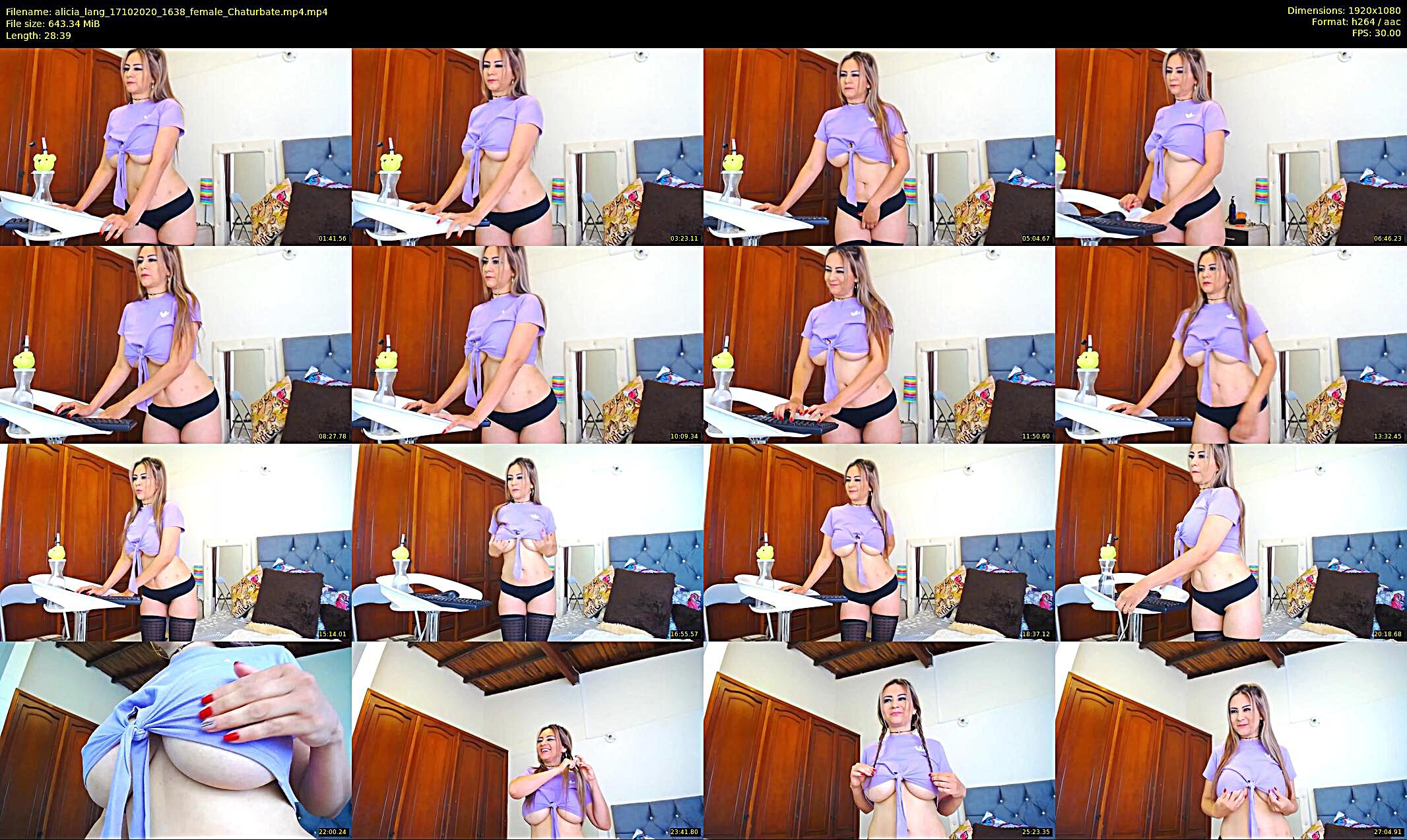 alicia_lang — 29 minute Chaturbate female cam show recording, 1080p, Oct 17, 2020