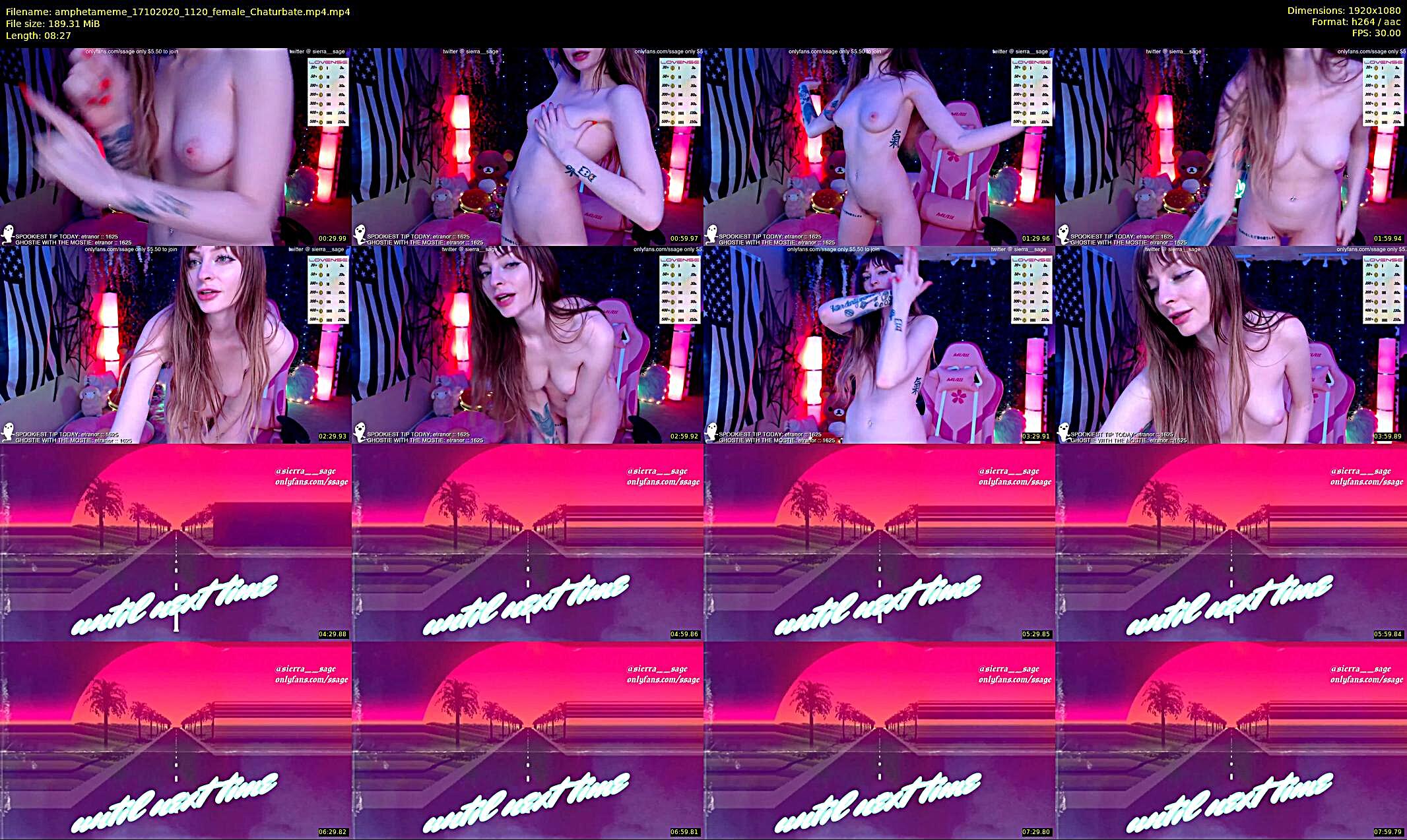 amphetameme — 3 minute Chaturbate female cam show recording, 1080p, Oct 17, 2020
