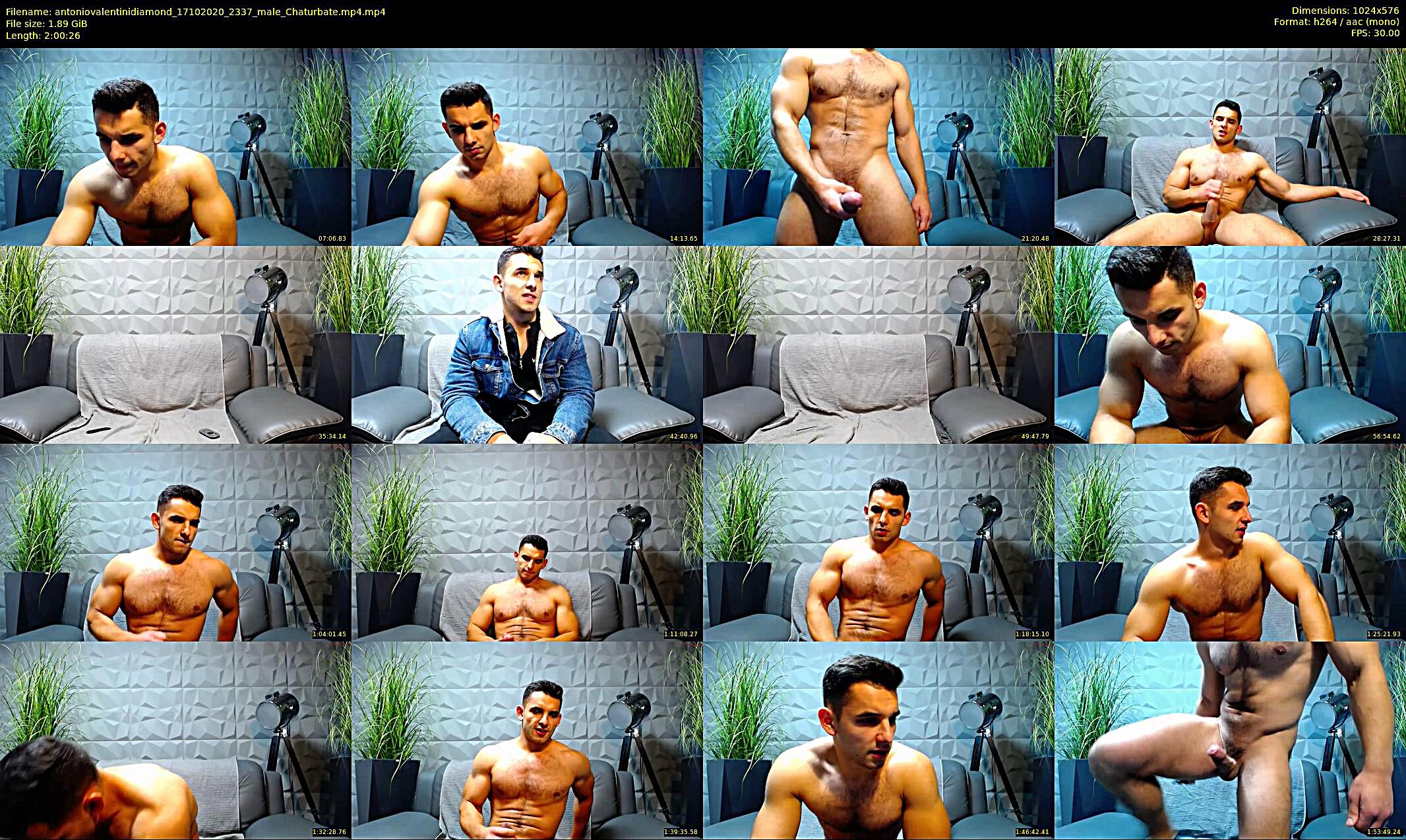 antoniovalentinidiamond — 80 minute Chaturbate male cam show recording, 480p, Oct 17, 2020
