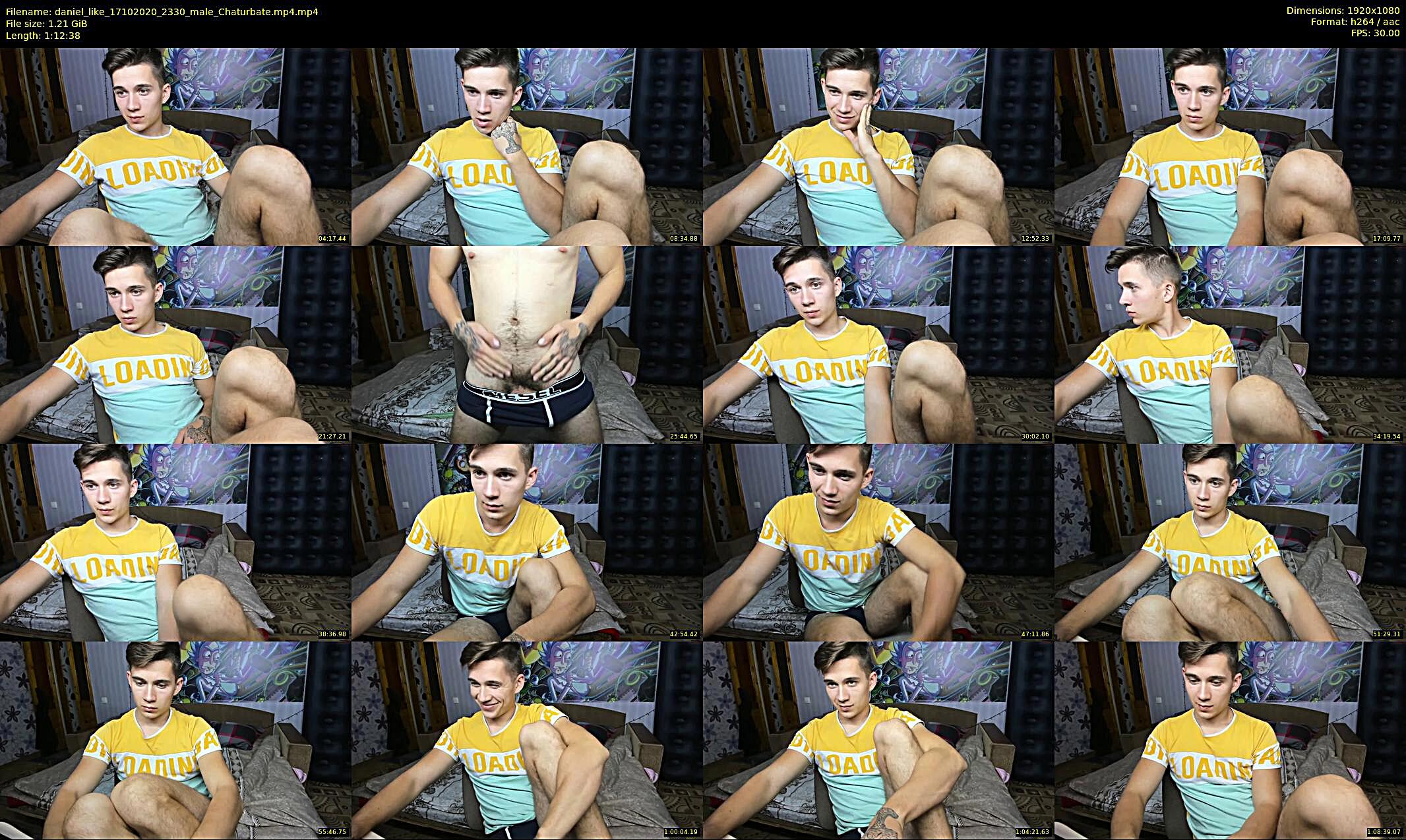 daniel_like — 73 minute Chaturbate male cam show recording, 1080p, Oct 17, 2020