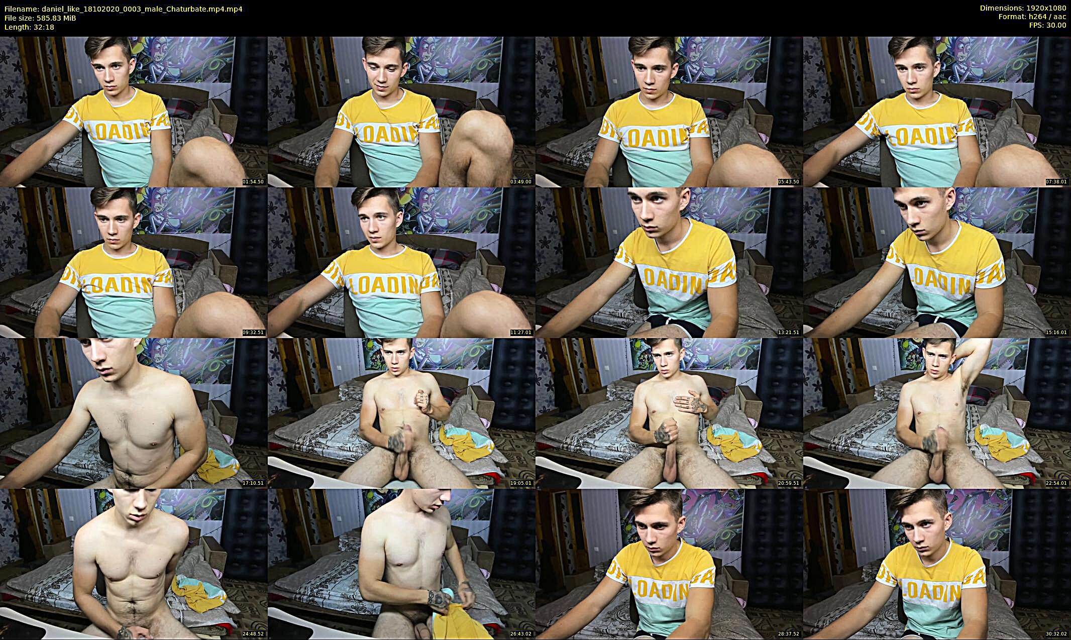daniel_like — 33 minute Chaturbate male cam show recording, 1080p, Oct 18, 2020