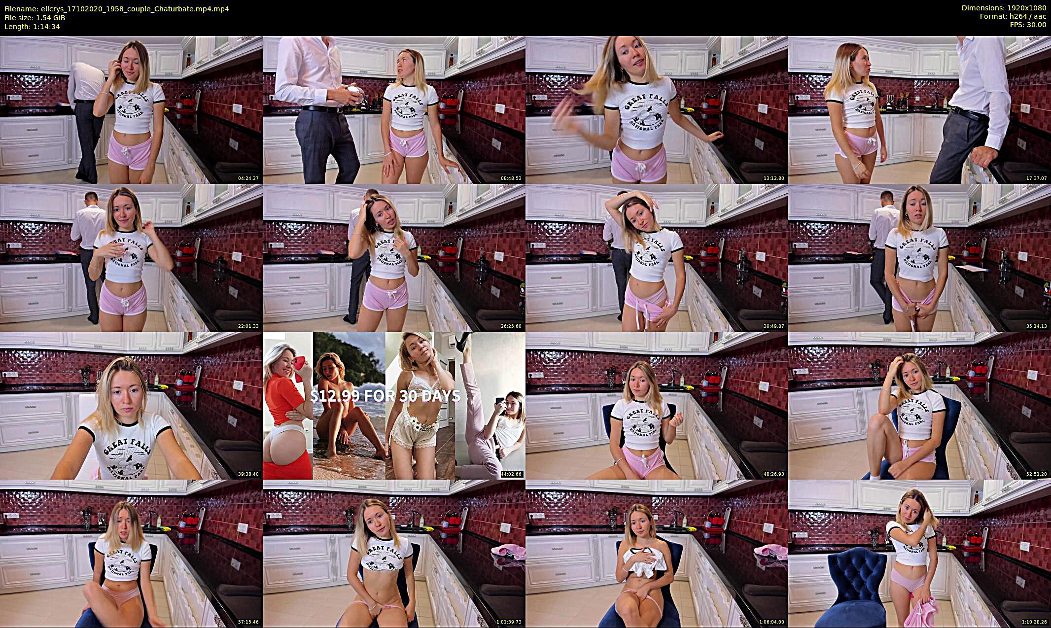 ellcrys — 75 minute Chaturbate couple cam show recording, 1080p, Oct 17, 2020