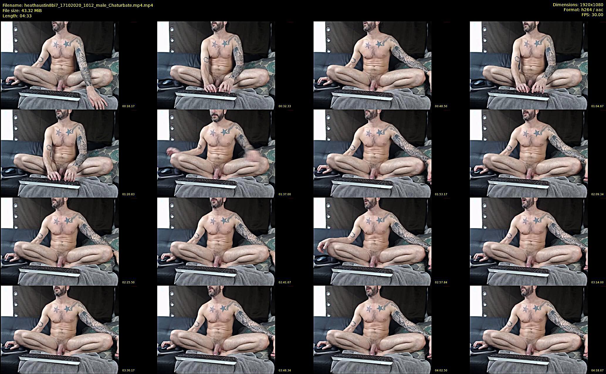 heathaustin8bi7 — 5 minute Chaturbate male cam show recording, 1080p, Oct 17, 2020