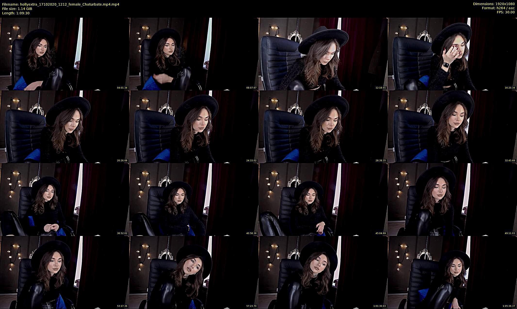 hollyextra — 70 minute Chaturbate female cam show recording, 1080p, Oct 17, 2020