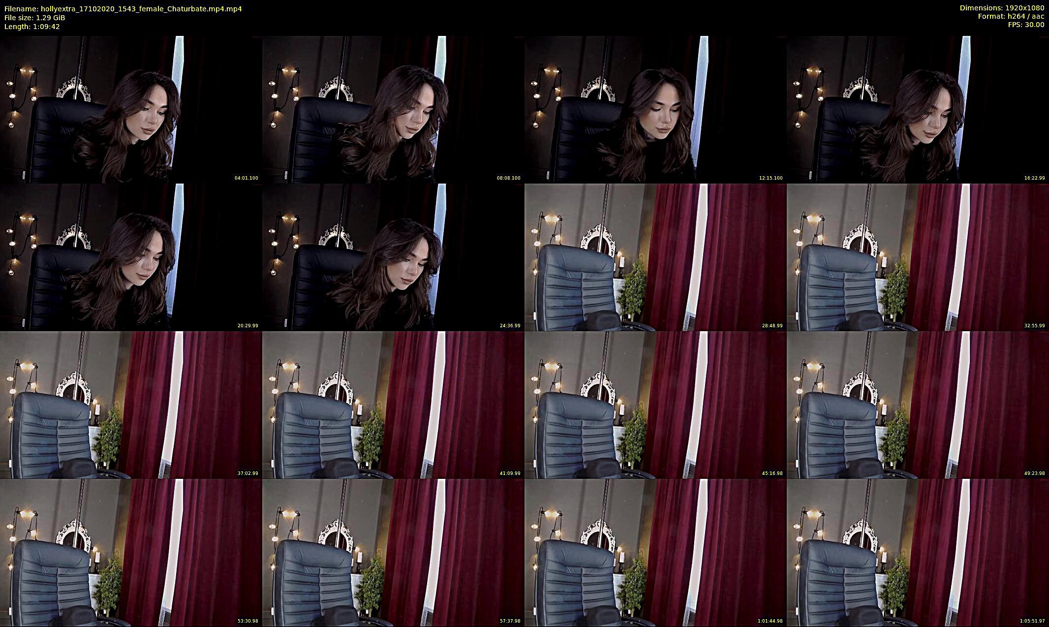 hollyextra — 70 minute Chaturbate female cam show recording, 1080p, Oct 17, 2020