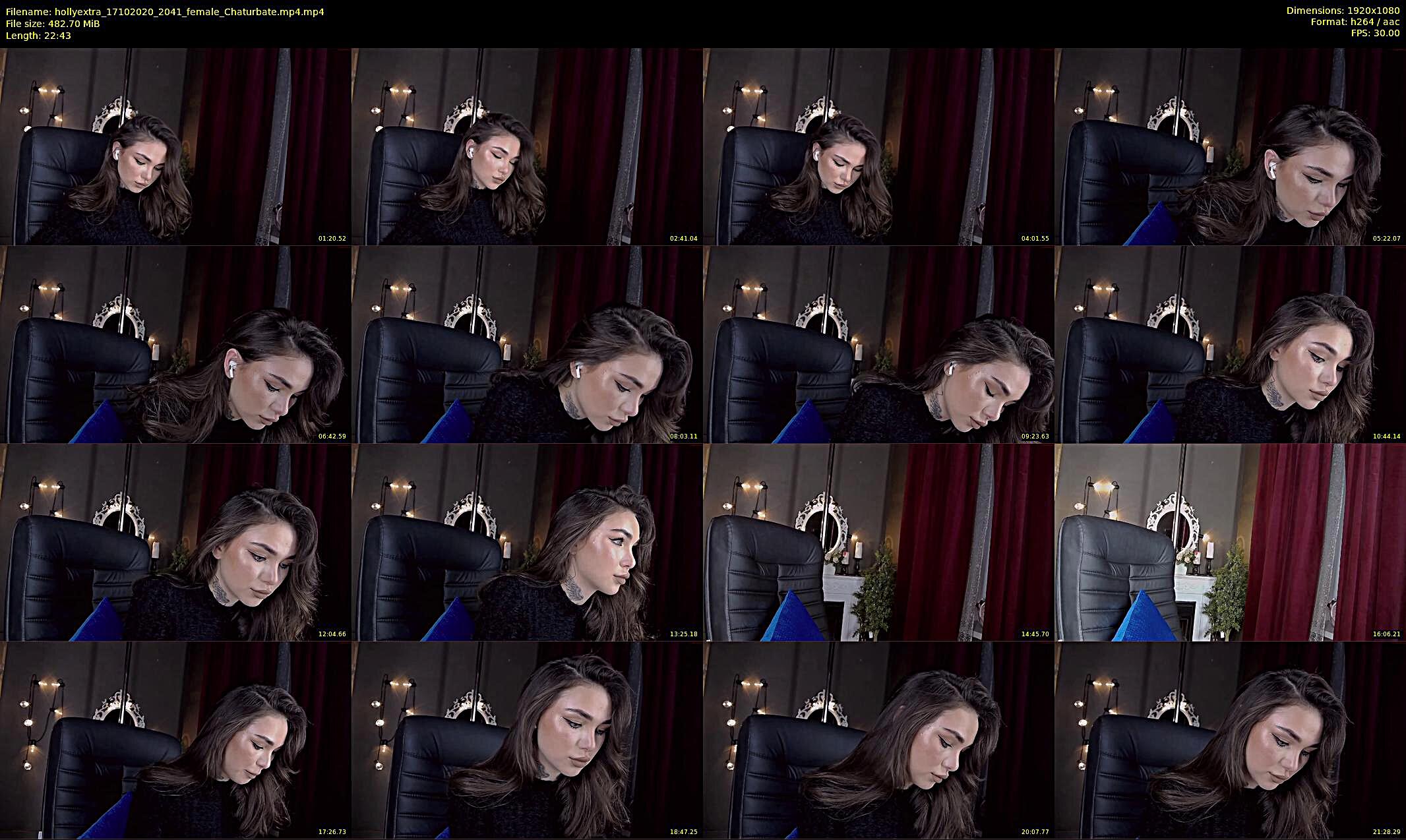 hollyextra — 23 minute Chaturbate female cam show recording, 1080p, Oct 17, 2020
