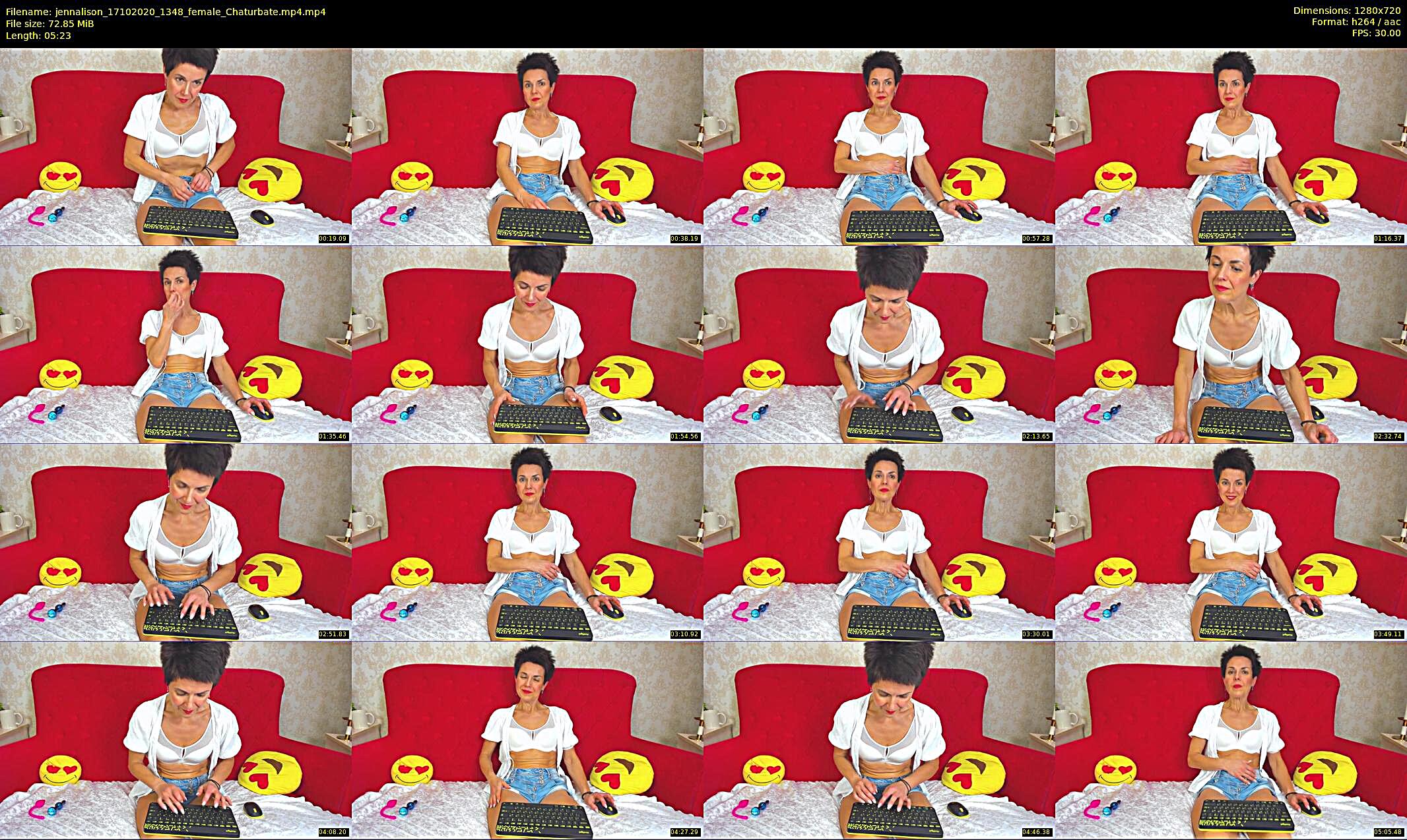 jennalison — 6 minute Chaturbate female cam show recording, 720p, Oct 17, 2020