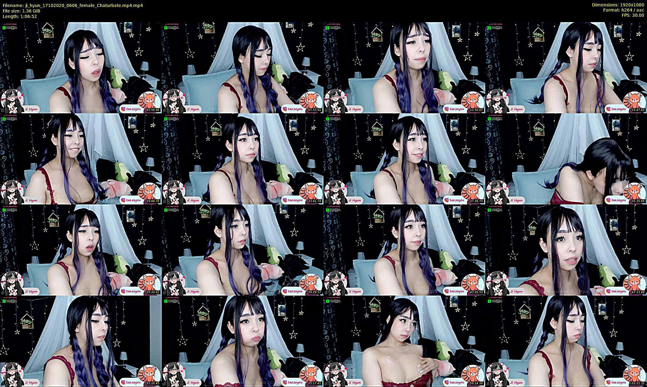ji_hyun — 46 minute Chaturbate female cam show recording, 1080p, Oct 17, 2020