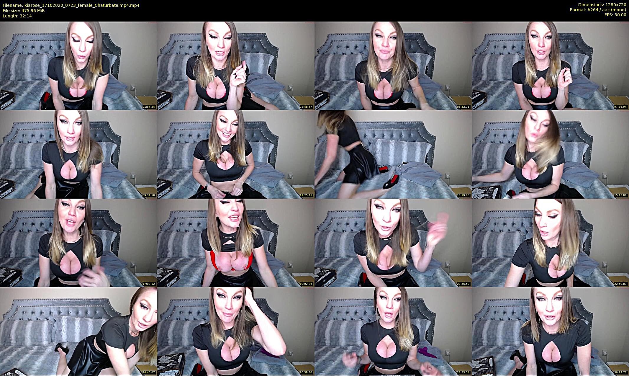kiarose — 33 minute Chaturbate female cam show recording, 720p, Oct 17, 2020