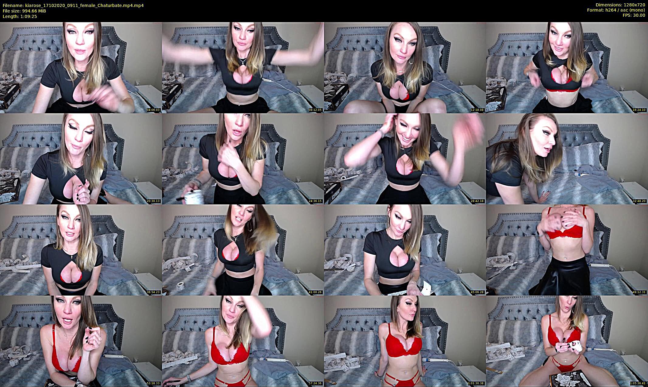 kiarose — 70 minute Chaturbate female cam show recording, 720p, Oct 17, 2020