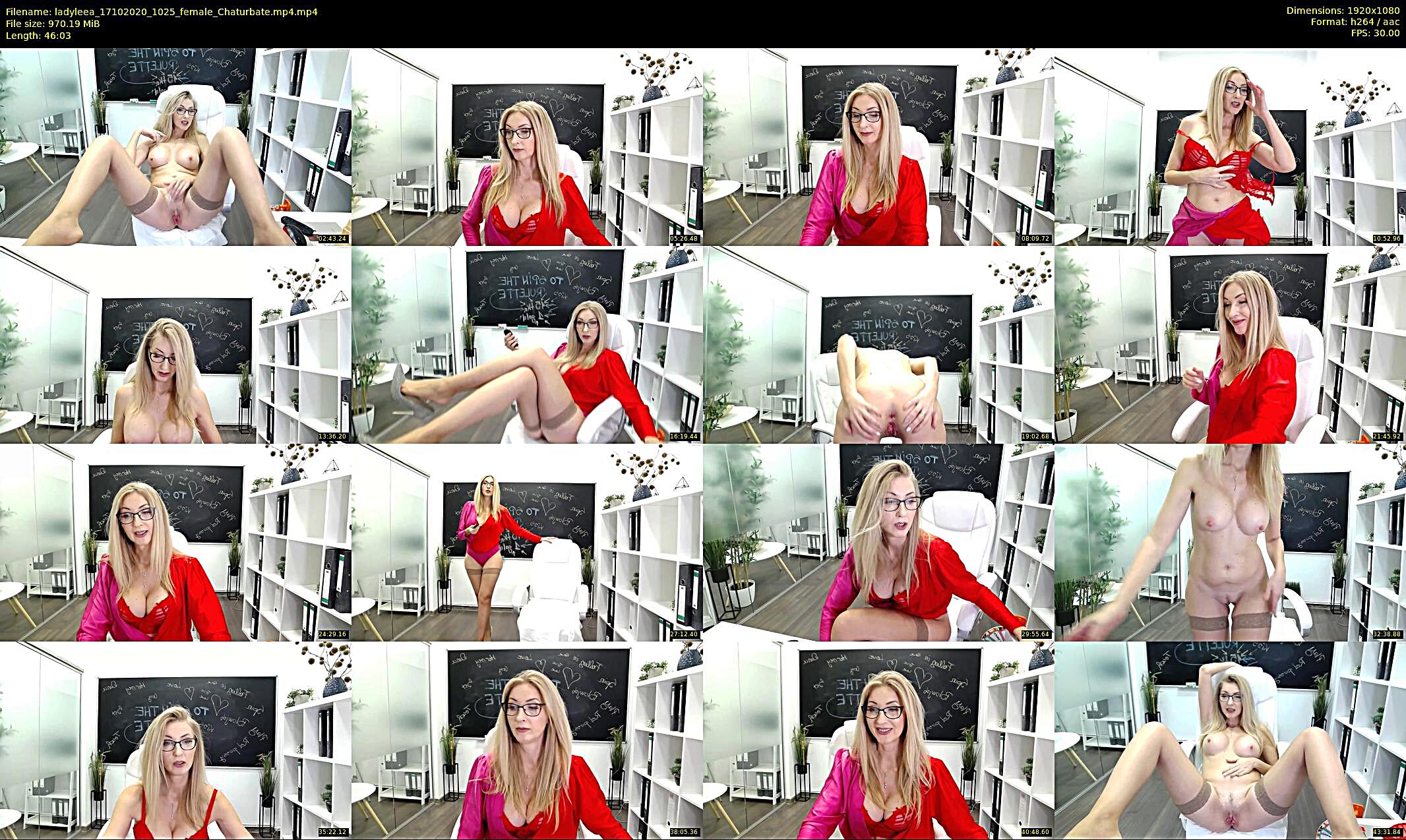 ladyleea — 24 minute Chaturbate female cam show recording, 1080p, Oct 17, 2020