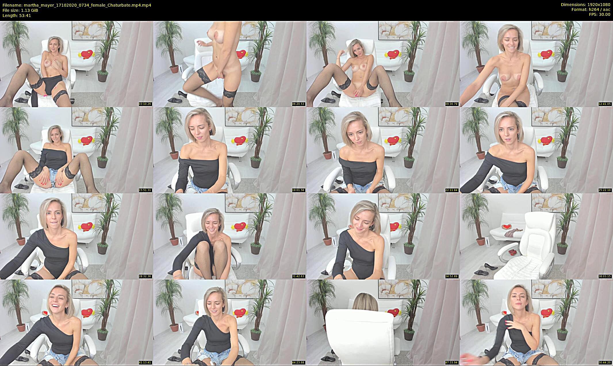 martha_mayer — 9 minute Chaturbate female cam show recording, 1080p, Oct 17, 2020