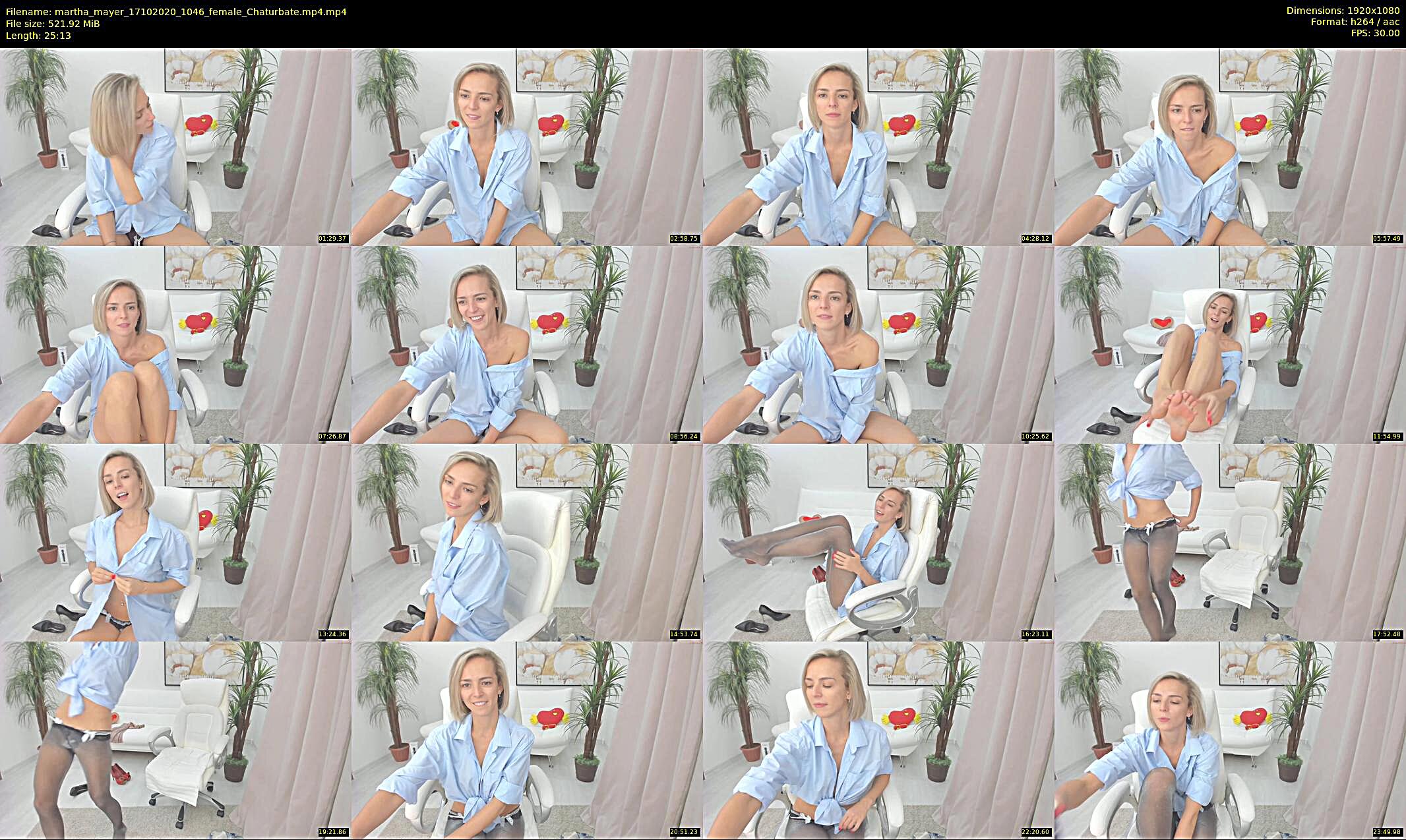 martha_mayer — 26 minute Chaturbate female cam show recording, 1080p, Oct 17, 2020