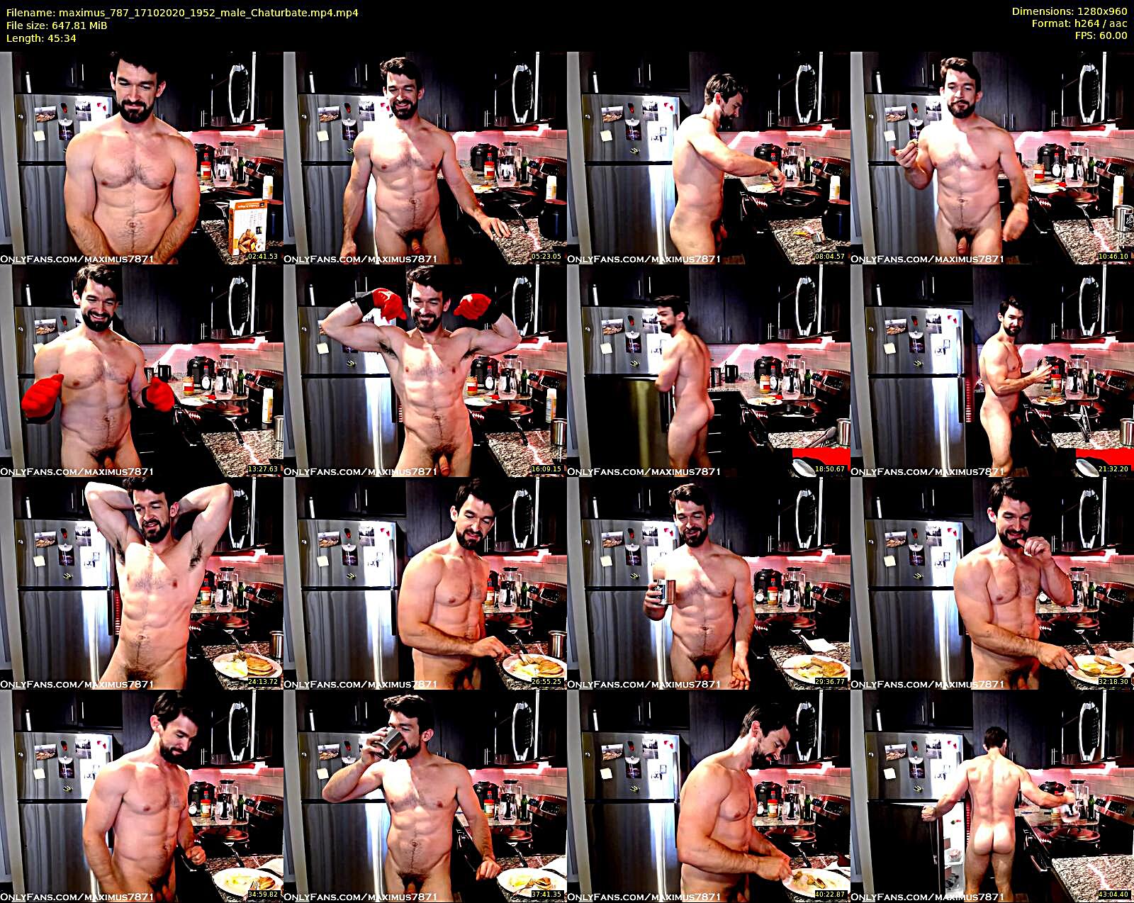 maximus_787 — 46 minute Chaturbate male cam show recording, 720p, Oct 17, 2020
