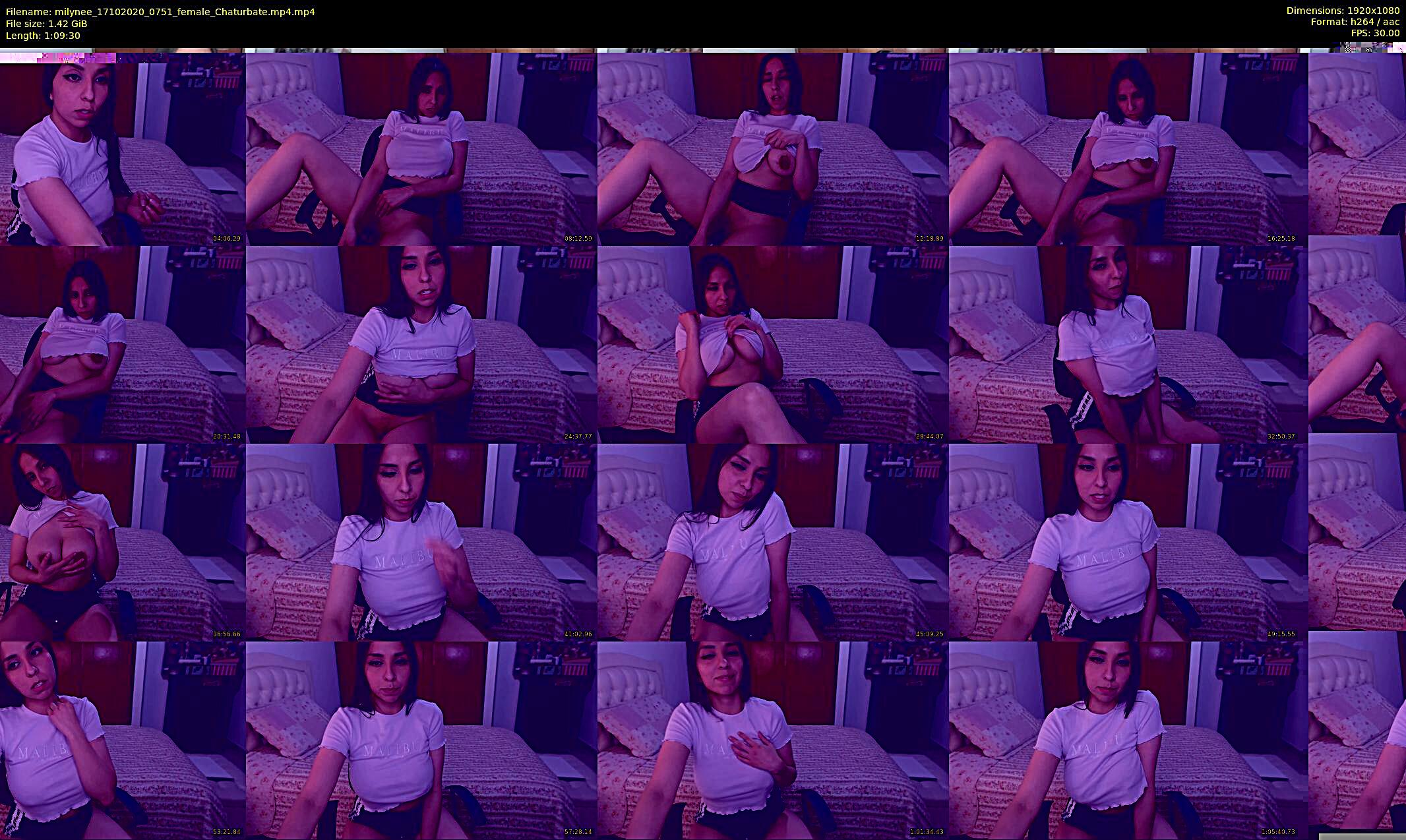 milynee — 70 minute Chaturbate female cam show recording, 1080p, Oct 17, 2020
