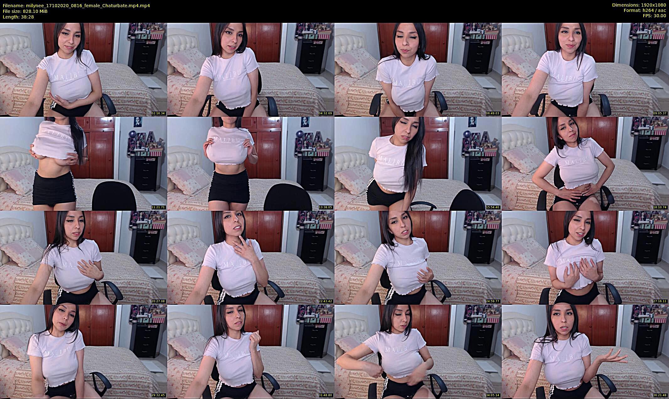milynee — 24 minute Chaturbate female cam show recording, 1080p, Oct 17, 2020