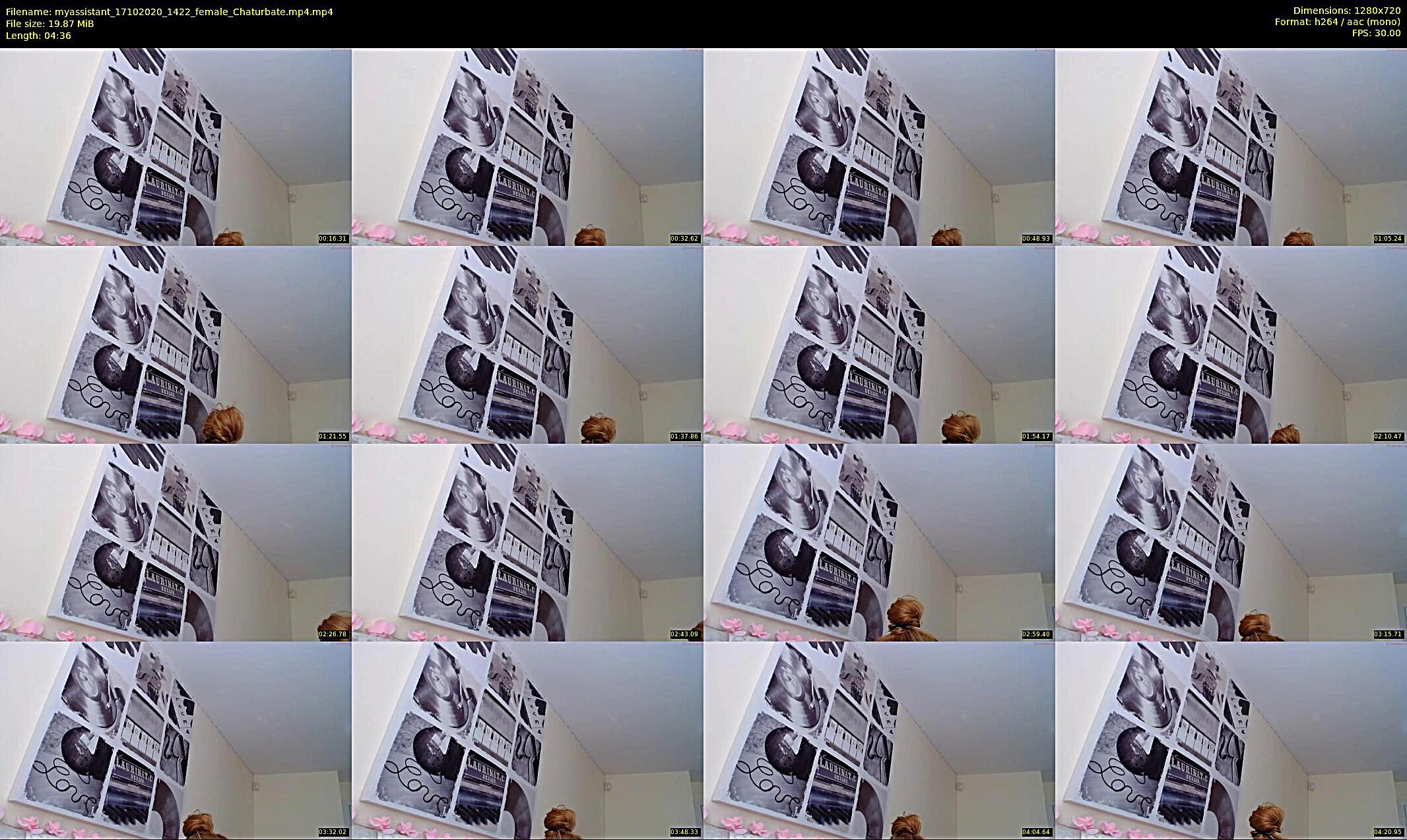 myassistant — 5 minute Chaturbate female cam show recording, 720p, Oct 17, 2020