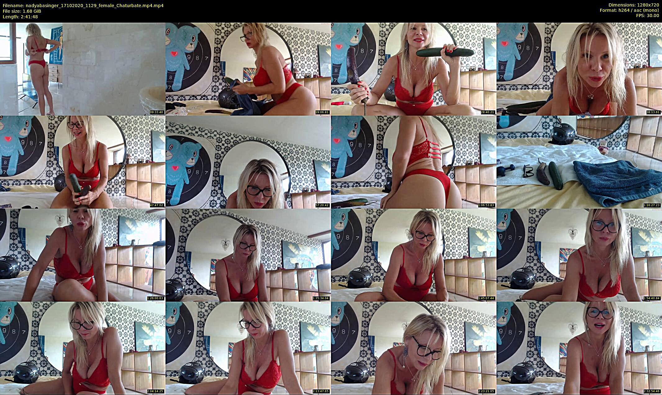 nadyabasinger — 82 minute Chaturbate female cam show recording, 720p, Oct 17, 2020