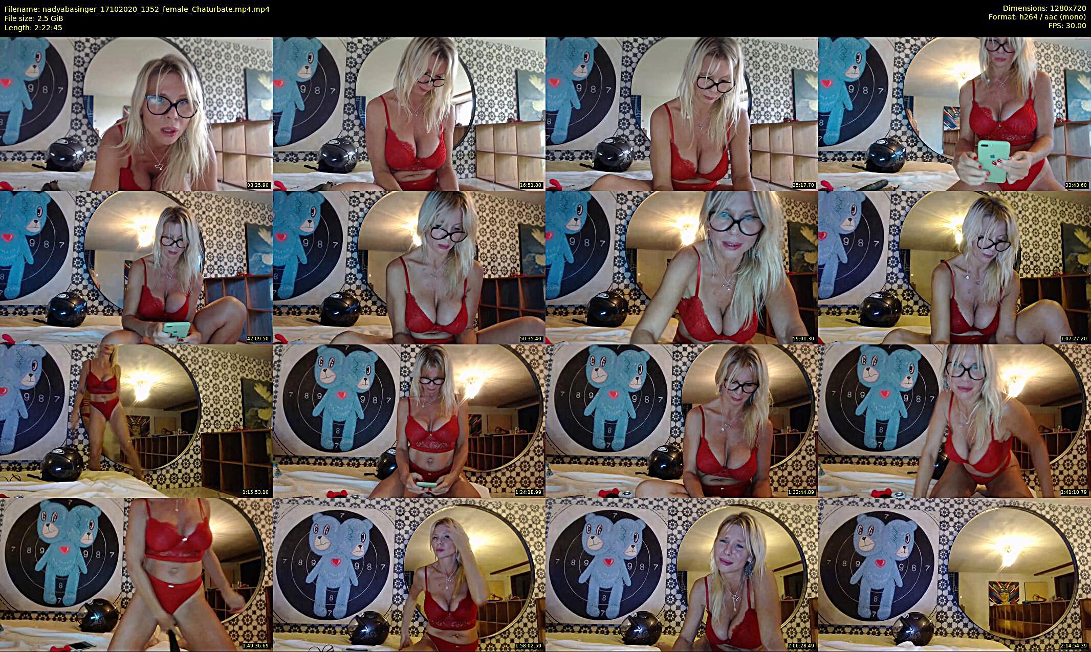 nadyabasinger — 143 minute Chaturbate female cam show recording, 720p, Oct 17, 2020