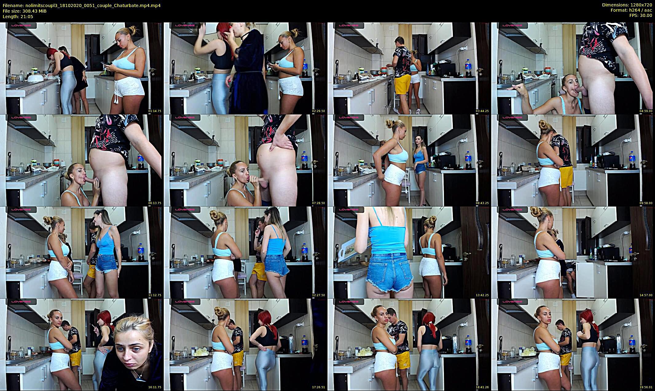 nolimitscoupl3 — 22 minute Chaturbate couple cam show recording, 720p, Oct 18, 2020