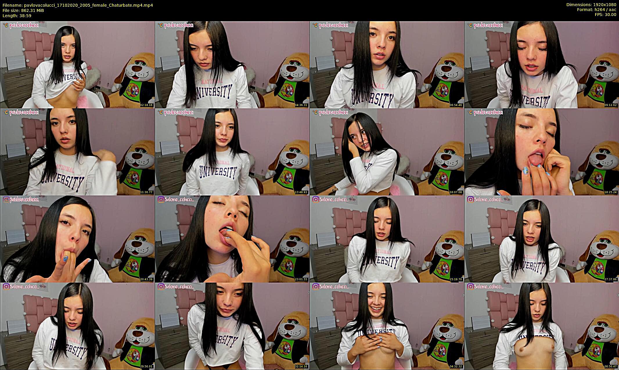pavlovacolucci — 39 minute Chaturbate female cam show recording, 1080p, Oct 17, 2020