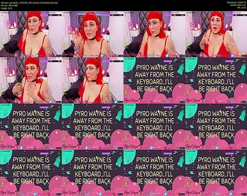 pyrowayne — 44 minute Chaturbate female cam show recording, 720p, Oct 18, 2020