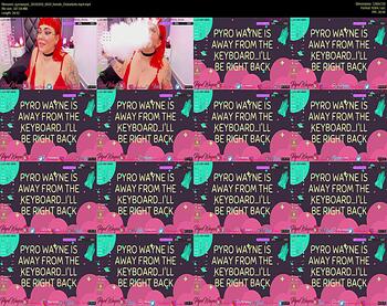 pyrowayne — 10 minute Chaturbate female cam show recording, 720p, Oct 18, 2020