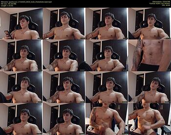 spartacozz — 96 minute Chaturbate male cam show recording, 720p, Oct 17, 2020