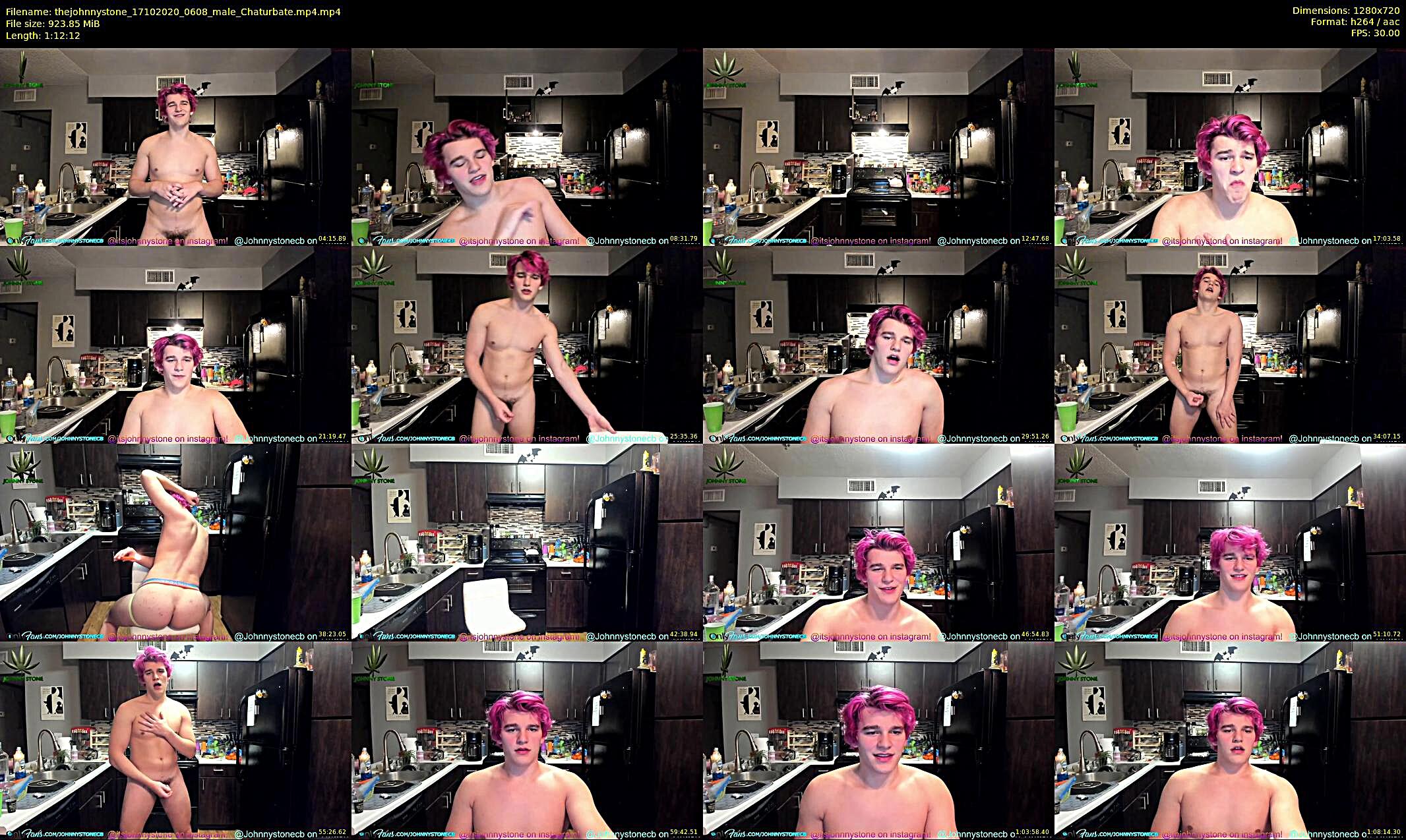 thejohnnystone — 73 minute Chaturbate male cam show recording, 720p, Oct 17, 2020