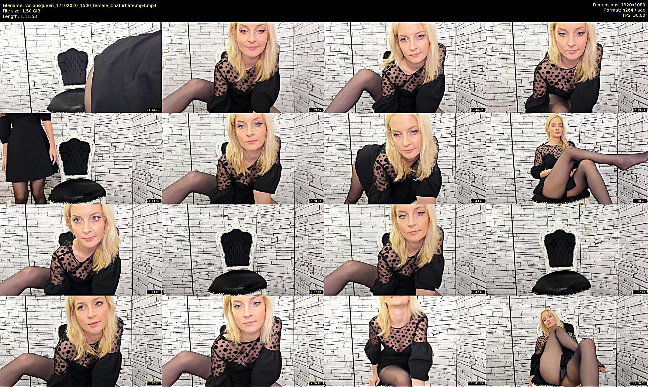 viciousqueen — 72 minute Chaturbate female cam show recording, 1080p, Oct 17, 2020