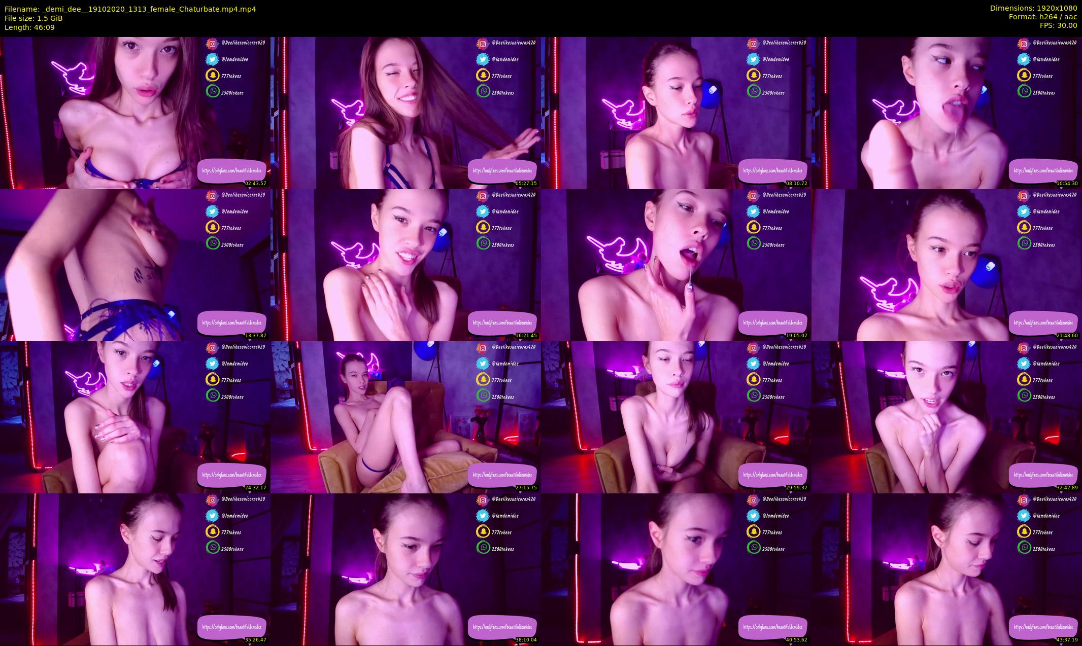_demi_dee_ — 47 minute Chaturbate female cam show recording, 1080p, Oct 19, 2020