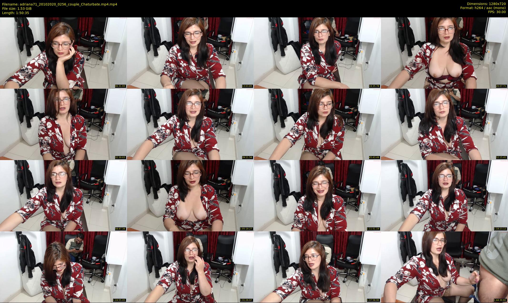 adriana71 — 111 minute Chaturbate couple cam show recording, 720p, Oct 20, 2020