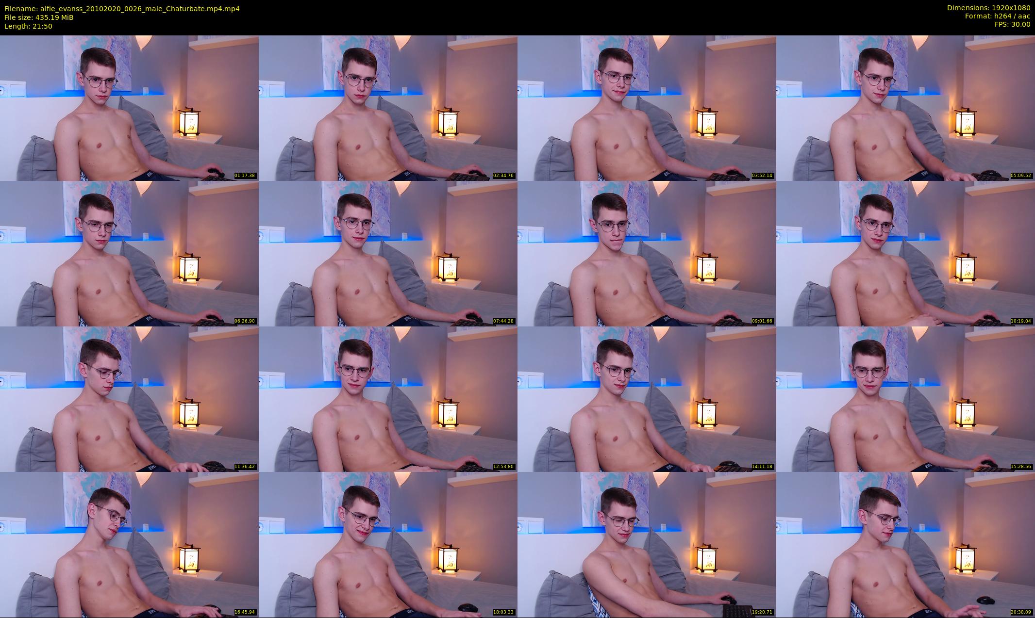 alfie_evanss — 22 minute Chaturbate male cam show recording, 1080p, Oct 20, 2020