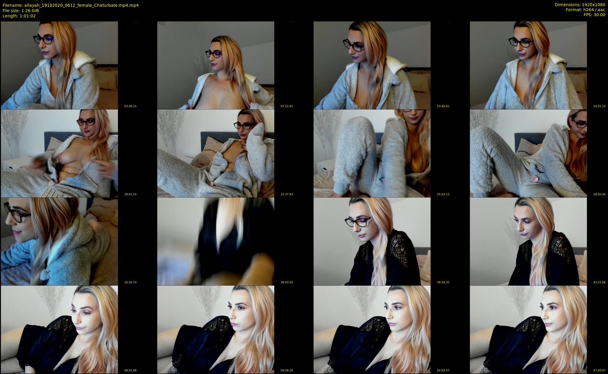 allayah — 62 minute Chaturbate female cam show recording, 1080p, Oct 19, 2020