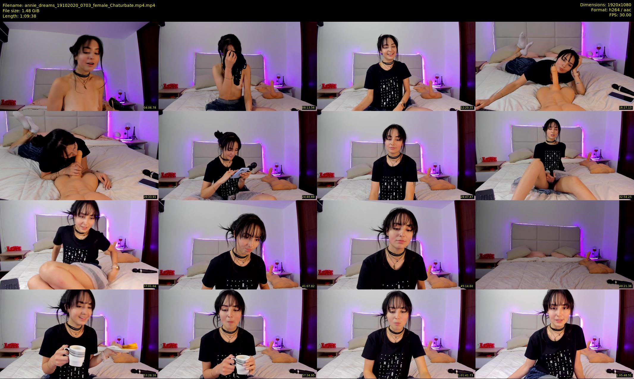 annie_dreams — 70 minute Chaturbate female cam show recording, 1080p, Oct 19, 2020