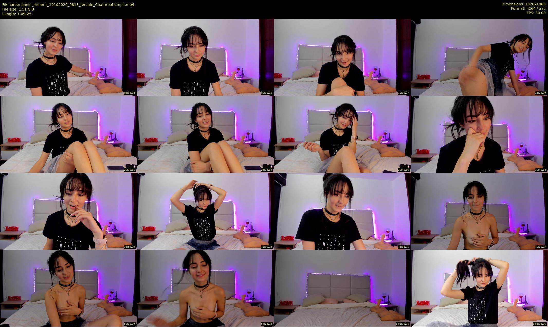 annie_dreams — 70 minute Chaturbate female cam show recording, 1080p, Oct 19, 2020