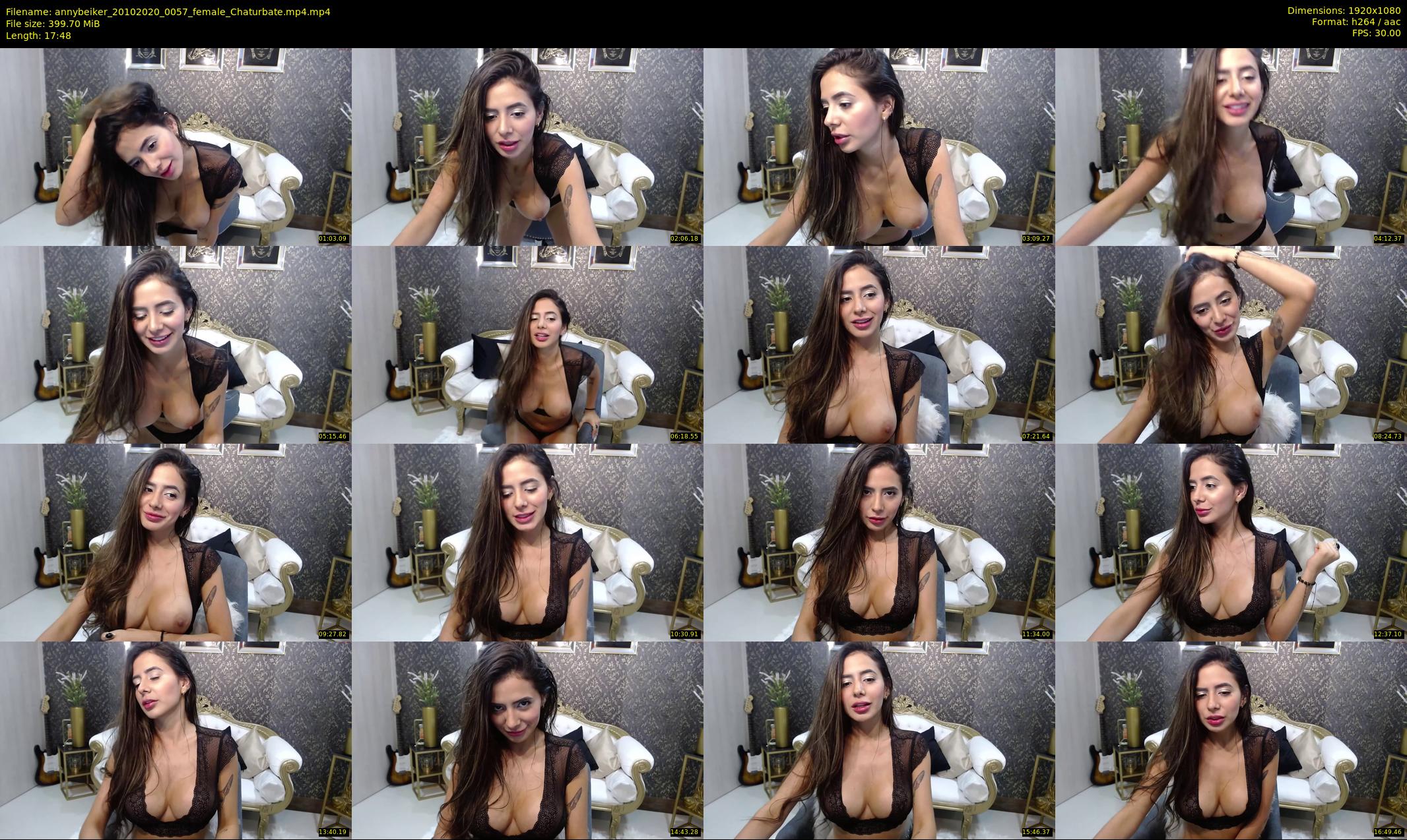 annybeiker — 18 minute Chaturbate female cam show recording, 1080p, Oct 20, 2020