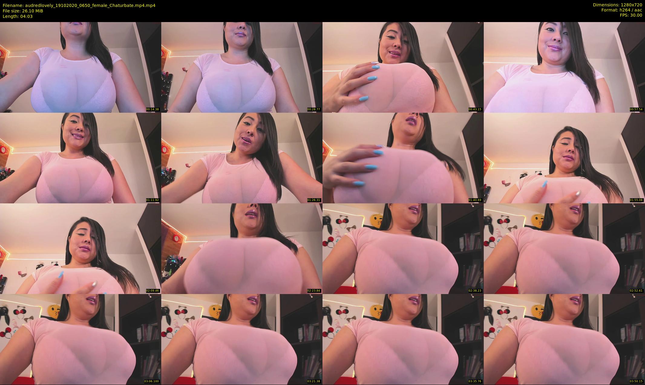 audredlovely — 5 minute Chaturbate female cam show recording, 720p, Oct 19, 2020