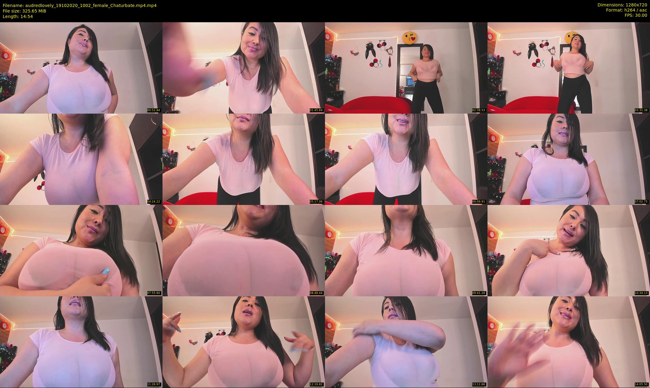 audredlovely — 15 minute Chaturbate female cam show recording, 720p, Oct 19, 2020