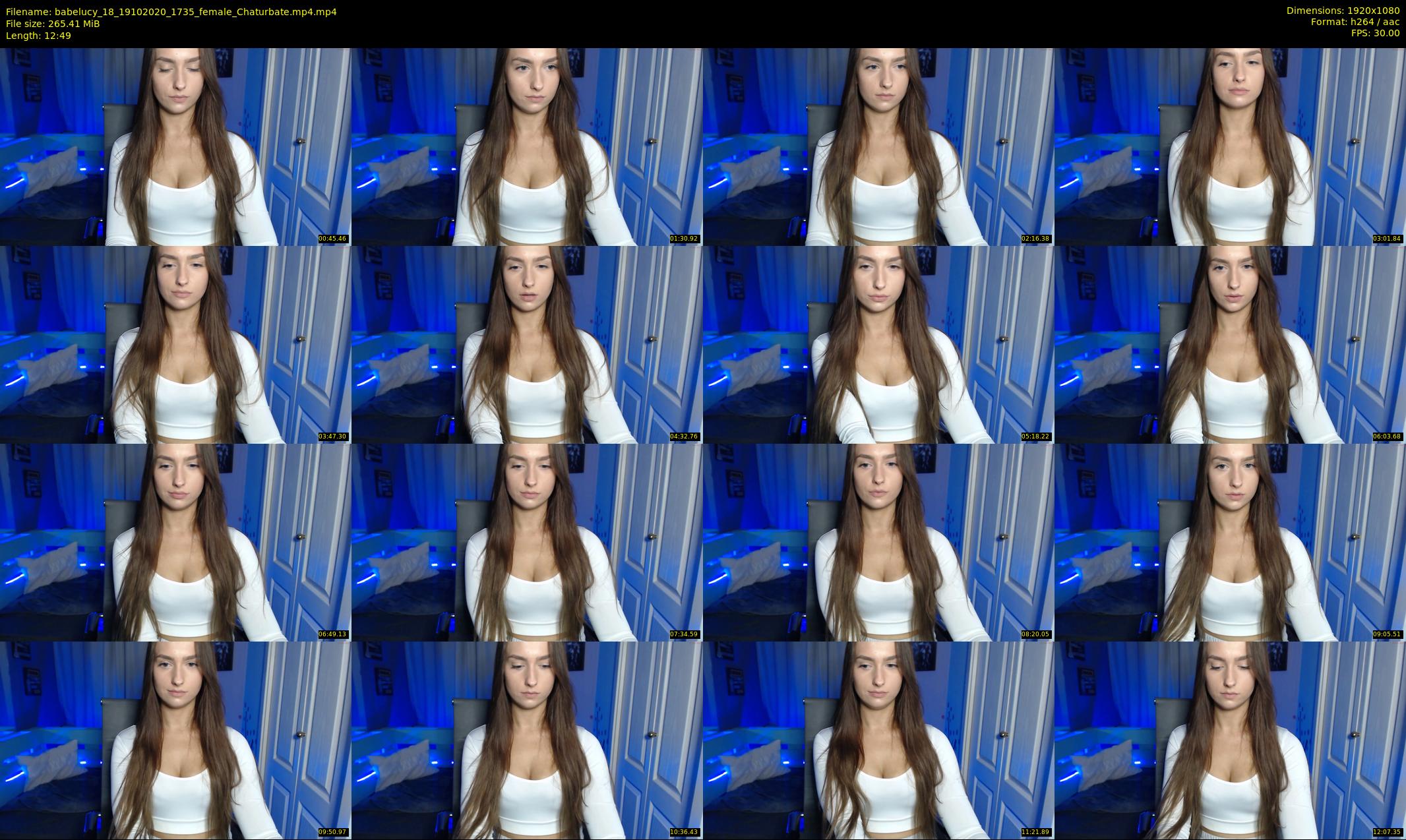 babelucy_18 — 13 minute Chaturbate female cam show recording, 1080p, Oct 19, 2020
