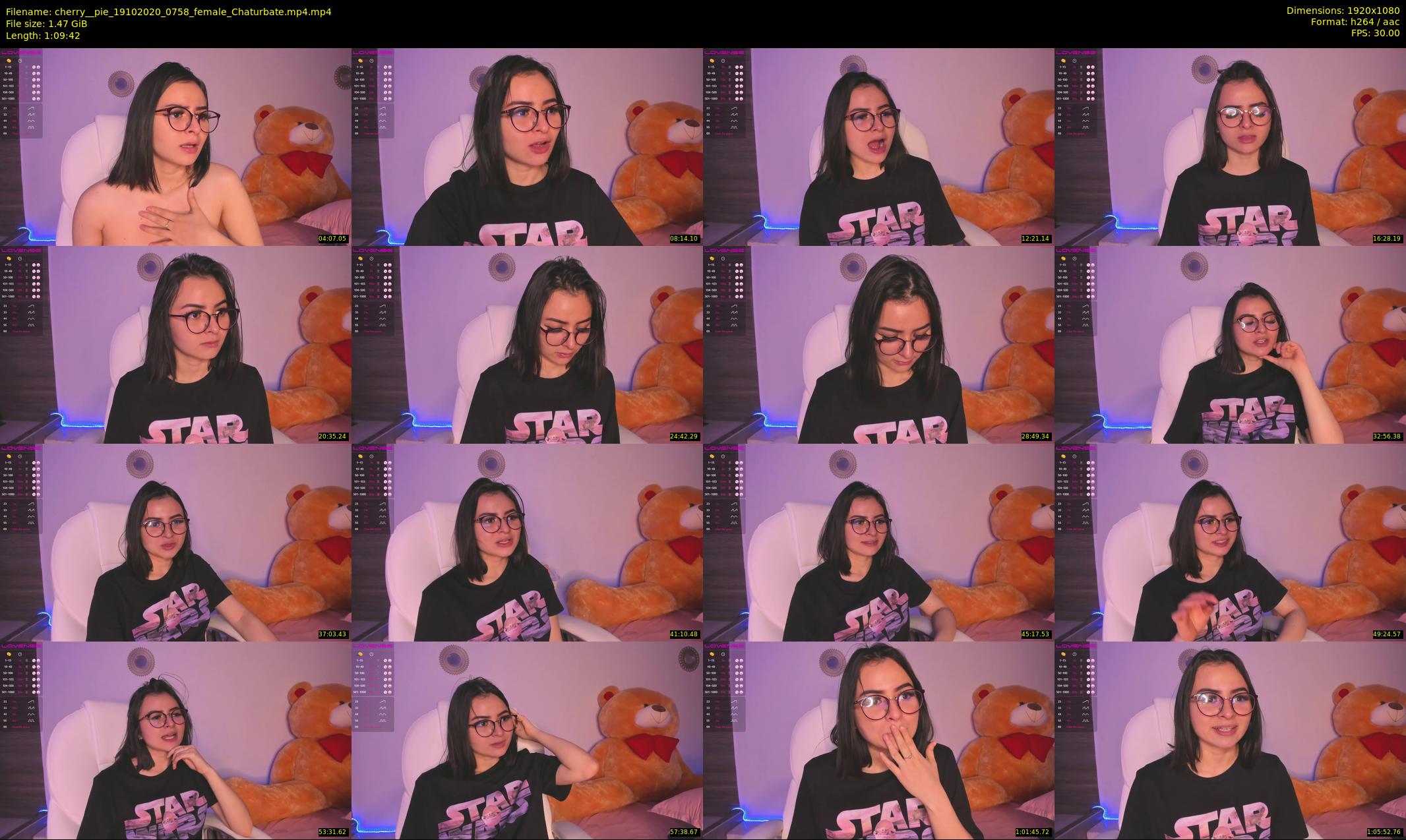 cherry__pie — 70 minute Chaturbate female cam show recording, 1080p, Oct 19, 2020