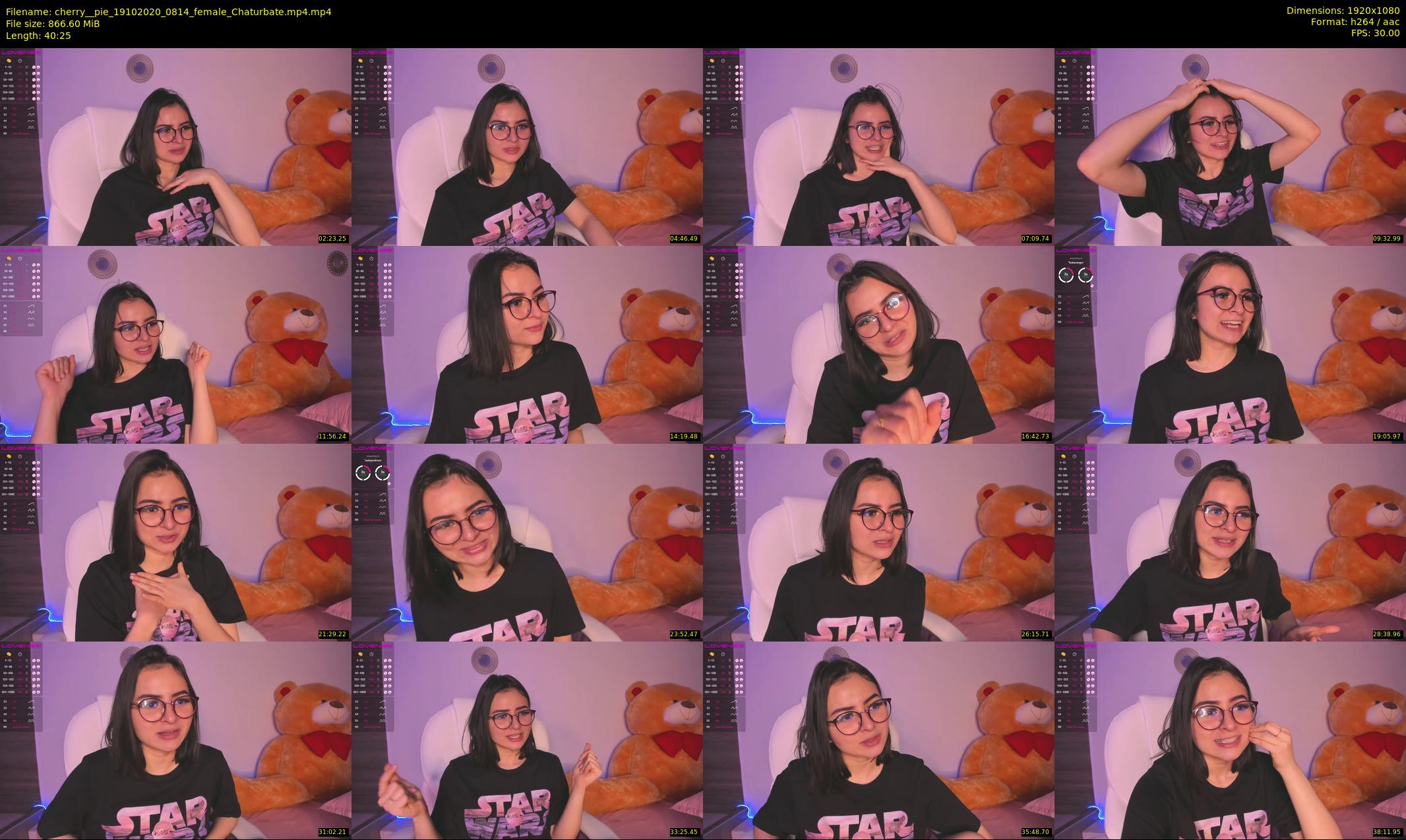 cherry__pie — 41 minute Chaturbate female cam show recording, 1080p, Oct 19, 2020