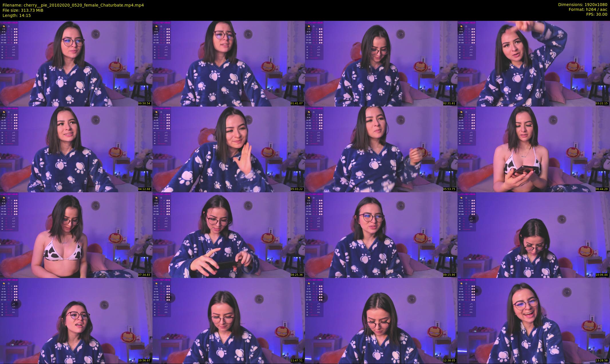 cherry__pie — 15 minute Chaturbate female cam show recording, 1080p, Oct 20, 2020