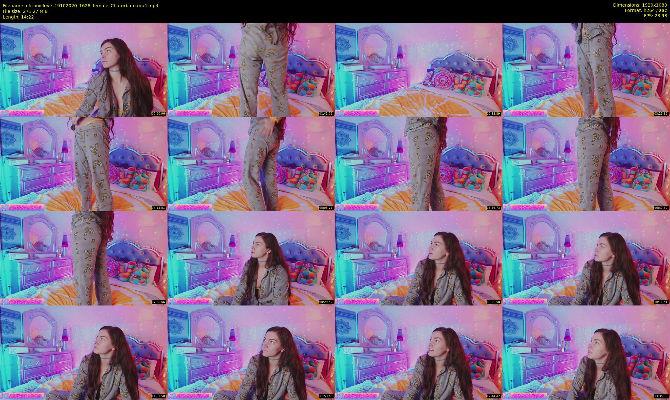chroniclove — 15 minute Chaturbate female cam show recording, 1080p, Oct 19, 2020