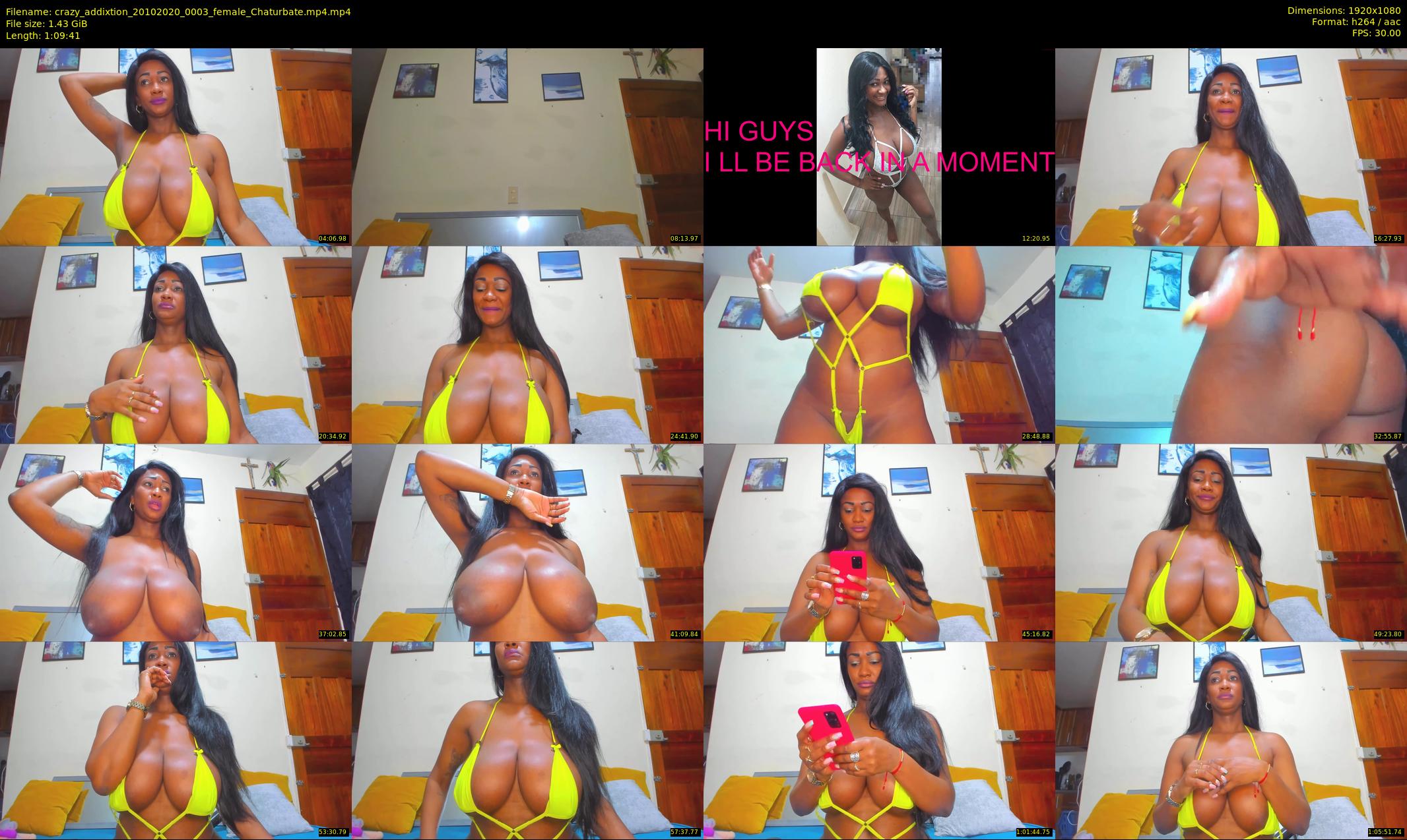crazy_addixtion — 70 minute Chaturbate female cam show recording, 1080p, Oct 20, 2020