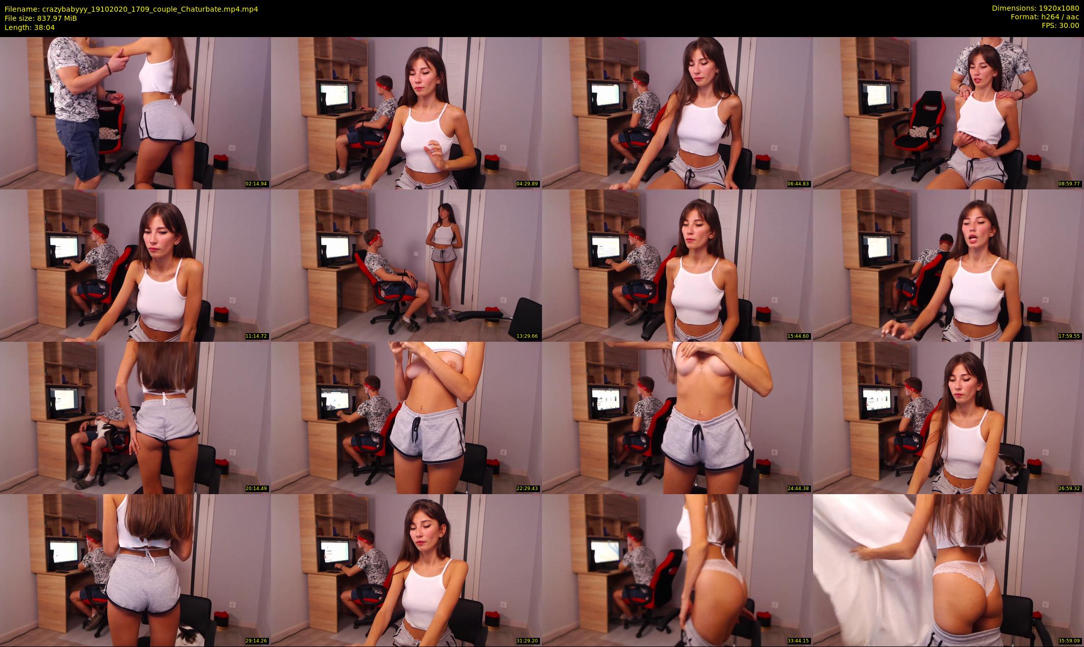 crazybabyyy — 39 minute Chaturbate couple cam show recording, 1080p, Oct 19, 2020