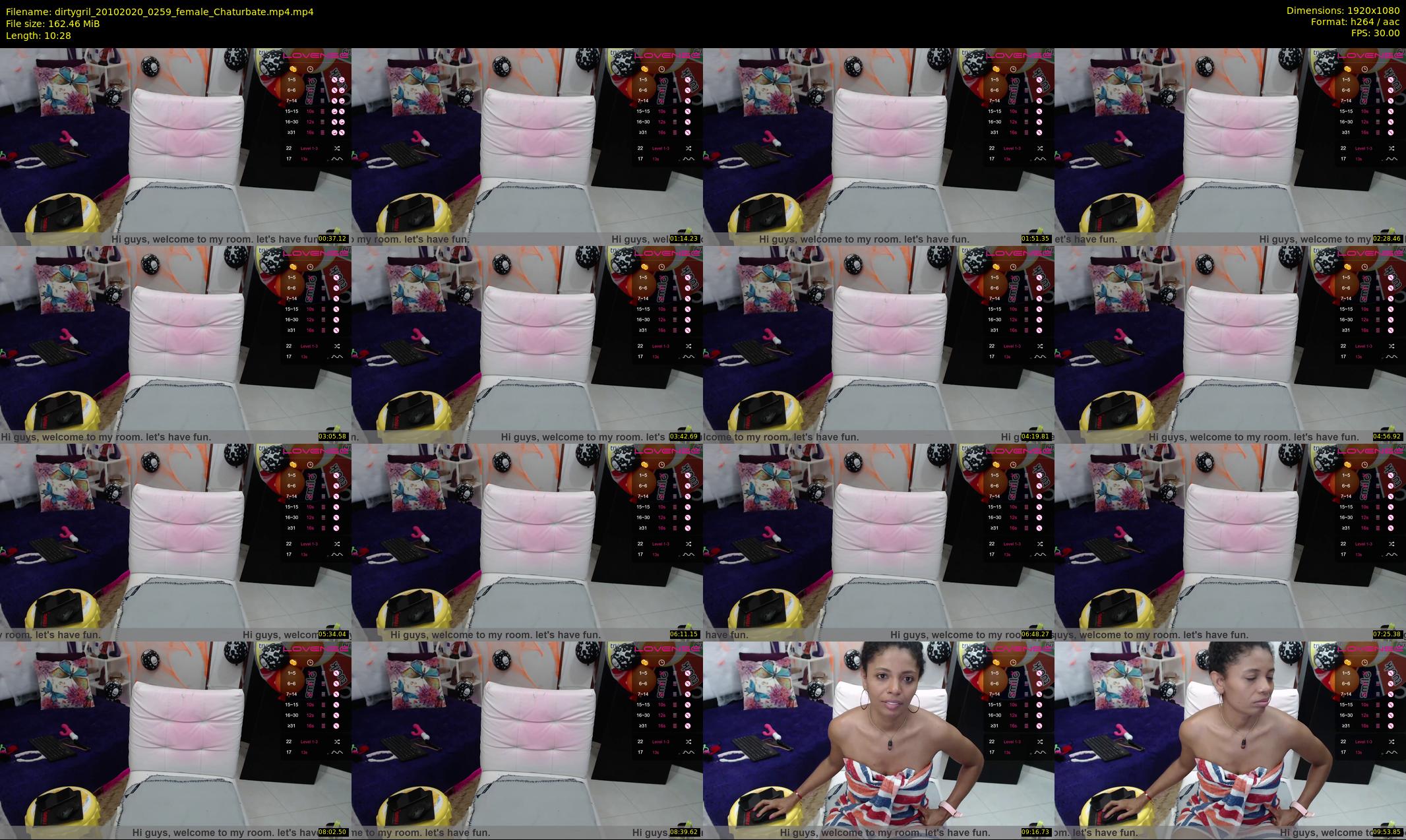 dirtygril — 11 minute Chaturbate female cam show recording, 1080p, Oct 20, 2020